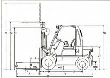 Carrelli elevatori frontali diesel Nissan FD 02 A 25 Q