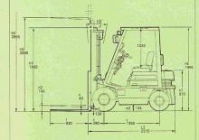 Carrelli elevatori frontali diesel Komatsu FD 10 T-15