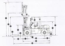 Carrelli elevatori frontali diesel TCM FD 100 Z 8