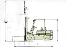 Carrelli elevatori frontali diesel Mitsubishi FD 15 T