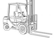 Carrelli elevatori frontali diesel Komatsu FD 30-1 E
