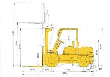 Carrelli elevatori frontali diesel Mitsubishi FD 30 K