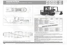 Carrelli elevatori frontali diesel Komatsu FD 50-6