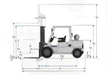 Carrelli elevatori frontali diesel Mitsubishi FD 50 K