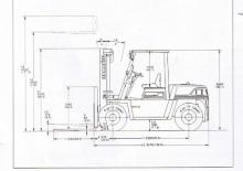 Carrelli elevatori frontali diesel Komatsu FD 60-7