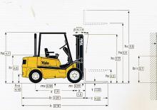 Carrelli elevatori frontali diesel Yale GDP 20 RF