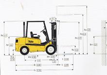 Carrelli elevatori frontali diesel Yale GDP 20 TF