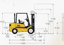 Carrelli elevatori frontali diesel Yale GDP 25 RF