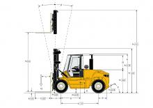 Carrelli elevatori frontali diesel Yale GDP 80 DC