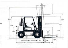 Carrelli elevatori frontali diesel Clark GPX 50 SD