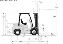 Carrelli elevatori frontali diesel Clark GTS 25 D
