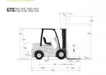 Carrelli elevatori frontali diesel Clark GTS 30 D