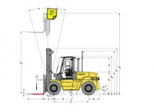 Carrelli elevatori frontali diesel Hyster H 10.00 XM