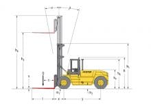 Carrelli elevatori frontali diesel Hyster H 16.00 XM - 12 EC
