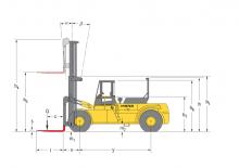 Carrelli elevatori frontali diesel Hyster H 22.00 F