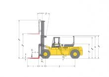 Carrelli elevatori frontali diesel Hyster H 32.00 F