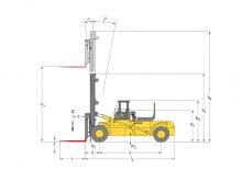 Carrelli elevatori frontali diesel Hyster H 36.00 E