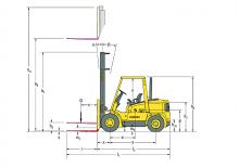Carrelli elevatori frontali diesel Hyster H 4.00 XMS - 6