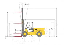 Carrelli elevatori frontali diesel Hyster H 6.00 XL