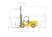 Carrelli elevatori frontali diesel Hyster H 7.00 XL