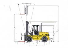 Carrelli elevatori frontali diesel Hyster H 8.00 XM