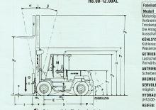 Carrelli elevatori frontali diesel Hyster H 9.00 XL