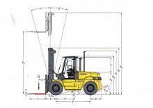 Carrelli elevatori frontali diesel Hyster H 9.00 XM
