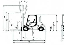 Carrelli elevatori frontali diesel Nuova Detas Sherpa 20
