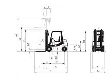 Carrelli elevatori frontali diesel Nuova Detas Sherpa 30