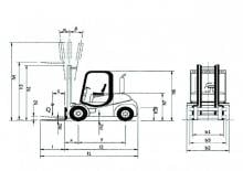 Carrelli elevatori frontali diesel Nuova Detas Sherpa 50