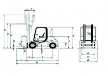 Carrelli elevatori frontali diesel Nuova Detas Sherpa 50