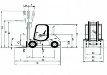 Carrelli elevatori frontali diesel Nuova Detas Sherpa 60