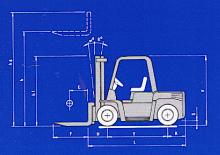Carrelli elevatori frontali diesel Fimsa TMA/C 250