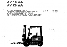 Carrelli elevatori frontali elettrici Desta AV 16 AA