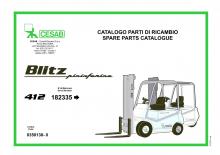 Carrelli elevatori frontali elettrici Cesab Blitz 412