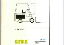 Carrelli elevatori frontali elettrici Clark EC 500 70