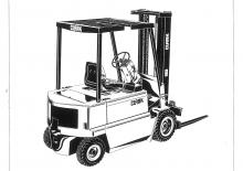 Carrelli elevatori frontali elettrici Clark ECM 25 N