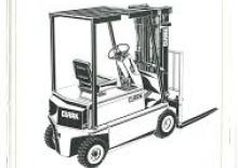 Carrelli elevatori frontali elettrici Clark EM 15 SN