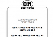 Carrelli elevatori frontali elettrici OM-Pimespo EU 3-15