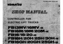 Carrelli elevatori frontali elettrici Komatsu FB 13 MV 1 E