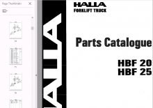 Carrelli elevatori frontali elettrici Halla HBF 25