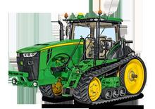 Trattrice agricola cingolati John Deere 8370RT