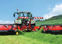 Combinazioni di falciatrici disco con condizionatore Fella SM 8312 TL-KCB