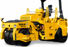 Compattatori stradali statici gommati Sakai GW754
