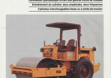 Compattatori stradali vibranti monotamburo Case 602D