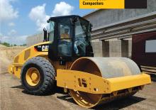 Compattatori stradali vibranti monotamburo Caterpillar CP74