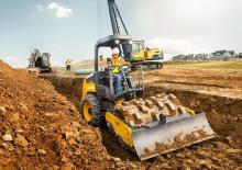 Compattatori stradali vibranti monotamburo Volvo SD45B