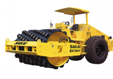 Compattatori stradali vibranti monotamburo Sakai SV700T
