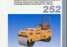 Compattatori stradali vibranti tandem Case 252