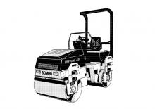 Compattatori stradali vibranti tandem Bomag BW 138 AD